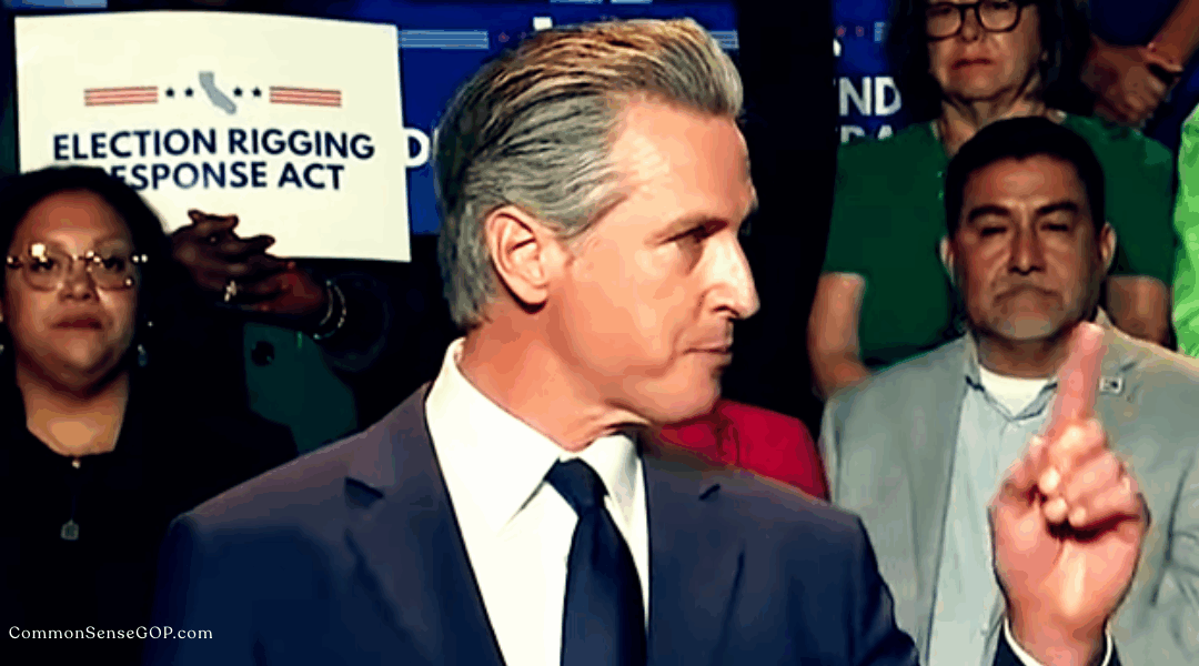 Newsom’s Redistricting Scam